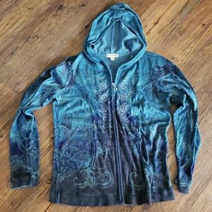 Live and Let Live zip hoodie